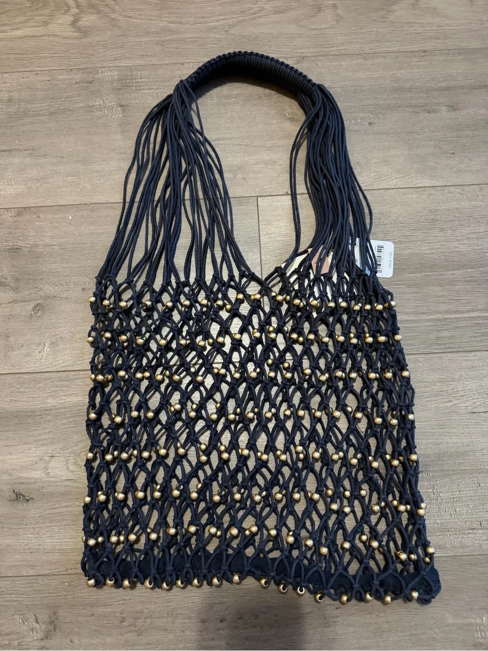 NWT Wishing Well Beaded Bag - Blue/Gold